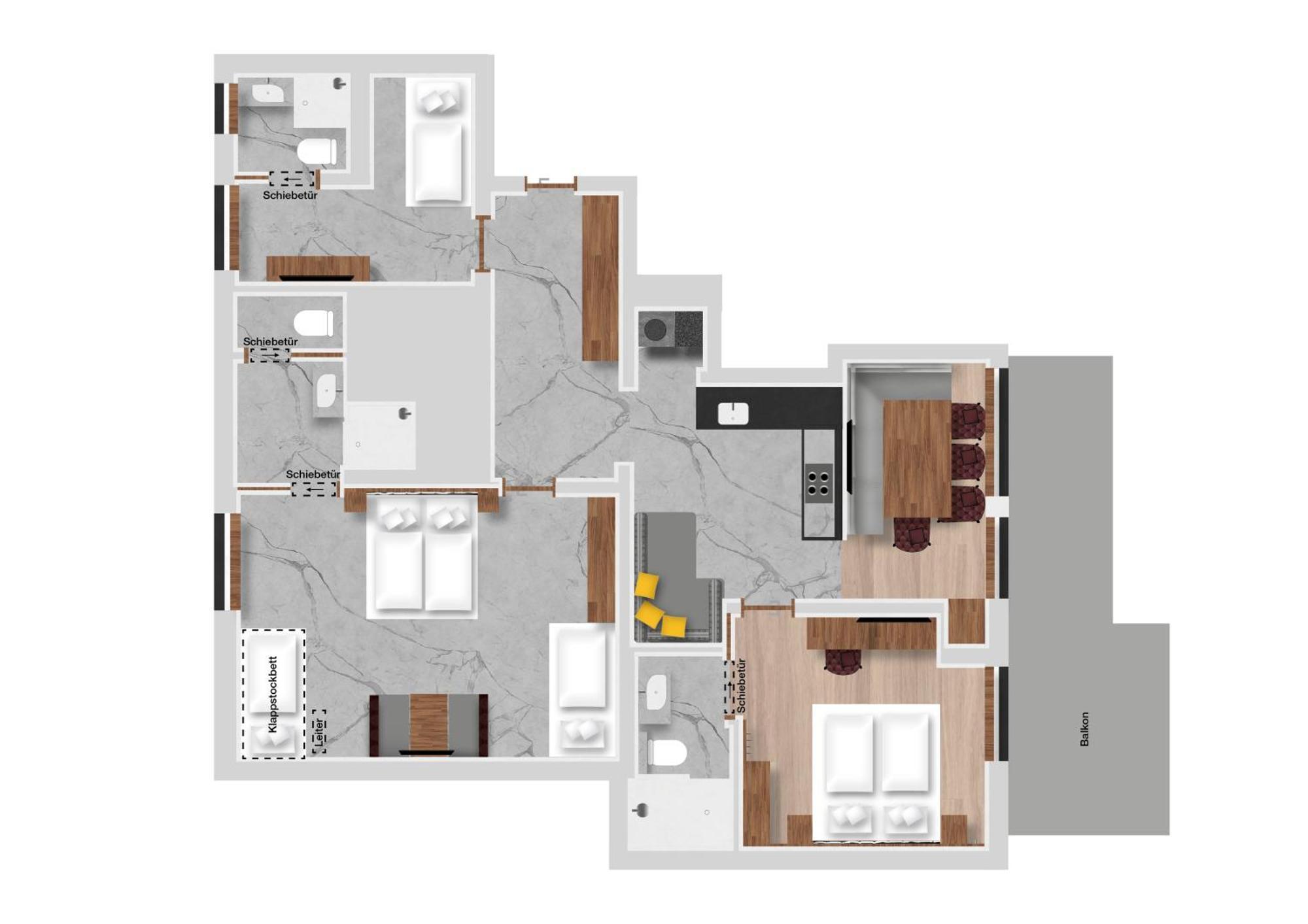 Hofgut Apartment & Lifestyle Resort Wagrain Szoba fotó